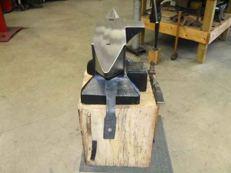 Anvil on Base - side view